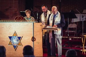 Reading of the Torah Portion during a Shabbat Service at Son of David Congregation